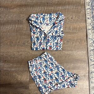 Roller Rabbit Dallas themed Pajama Set